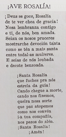 A poesía de Avelino Díaz en Debezos (18): '¡Ave Rosalía!' (1)