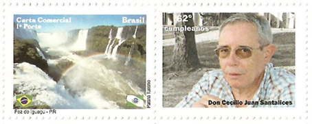 Juan C. Rodrguez Santalices na Posta do Brasil