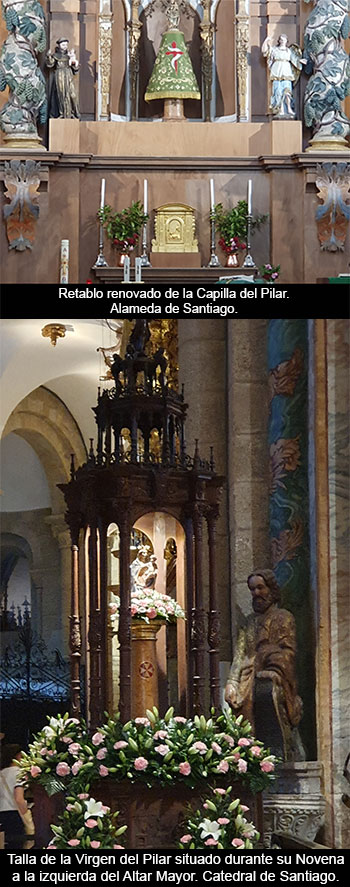 Zaragoza y Santiago unidas por el Pilar