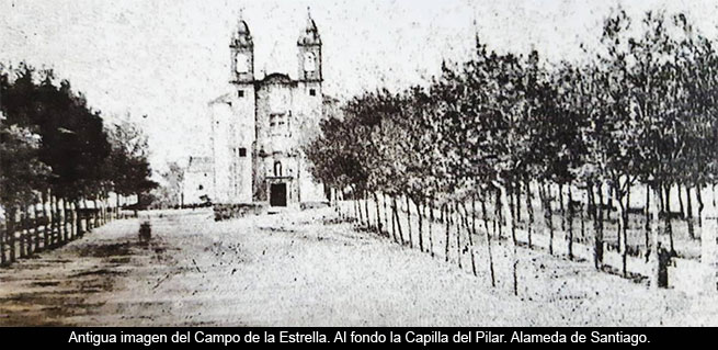 La Pilarica... en la catedral y en la Alameda de Compostela