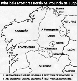 Aspectos sobre o Corpus e as alfombras florais na provincia de Lugo (I)
