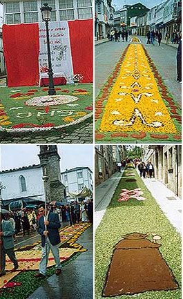 Aspectos sobre o Corpus e as alfombras florais na provincia de Lugo (I)