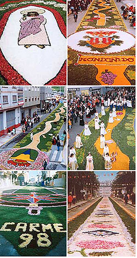 Aspectos sobre o Corpus e as alfombras florais na provincia de Lugo (II)