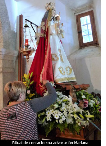 Etnorituais e ofrendas no santuario mariano dos Remedios, Alto do César, Sarria (Lugo) (2)