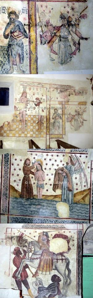 Os frescos da igrexa de Santa María de Labrada