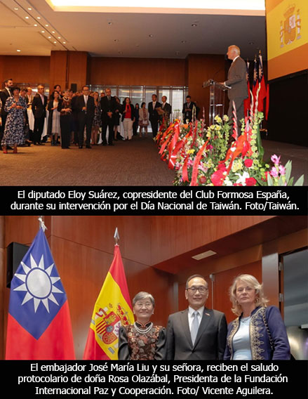 Taiwán celebra en Madrid su Día Nacional
