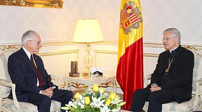Cartas Credenciales del embajador del Ecuador Andrs Vallejo en Andorra