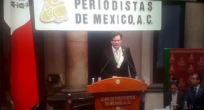 El escritor Guillermo Rocafort, galardonado con el Premio Internacional de Periodismo de Mxico 2022