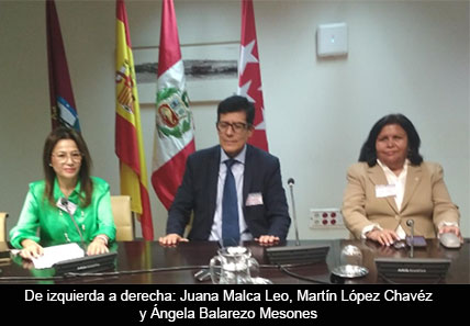 Conferencia de Prensa en Madrid de la Federación de la Comunidad Peruana en Europa (FECOPE) 