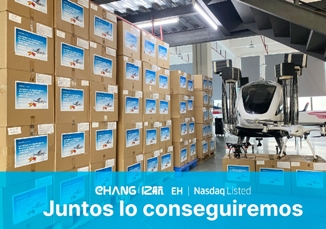 EHang dona a España drones y 300.000 mascarillas por el coronavirus
