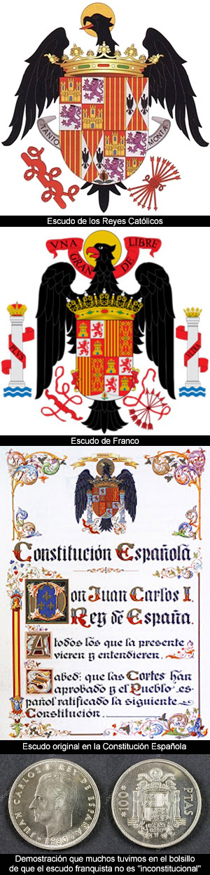 ¿Son ilegales en España los símbolos franquistas? 