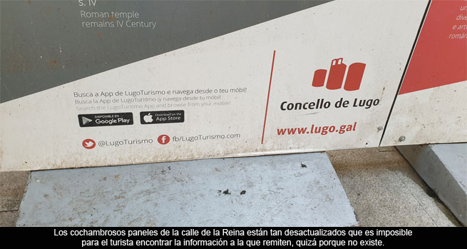 Lugo es una ciudad arisca (informativamente) para el visitante