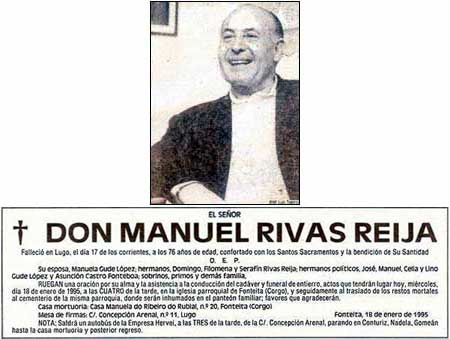 Manuel de Rivas Reija, un erudito que nos pasou desapercibido