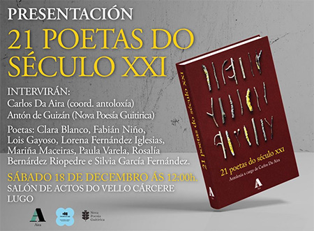 Presentacin en Lugo da antoloxa 21 poetas do sculo XXI