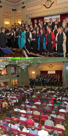 O concerto solidario de Mans Unidas de Lugo