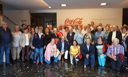 Visita de la UNED Senior a la planta de Coca Cola de Coruña 