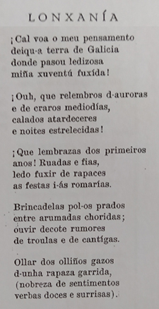 A poesía de Avelino Díaz en Debezos (21): 'Lonxanía' (1)
