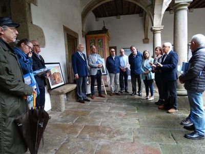 Antn Fraguas en el Pazo compostelano de San Roque: los grandes catedrticos de instituto