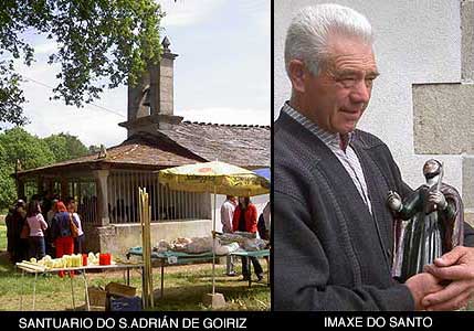 Devocin popular no Santuario do S. Adrin de Goiriz, Vilalba (Lugo) (I)