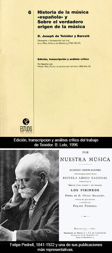 Aproximación a la historiografía musical española (Siglos XIX-XX)
