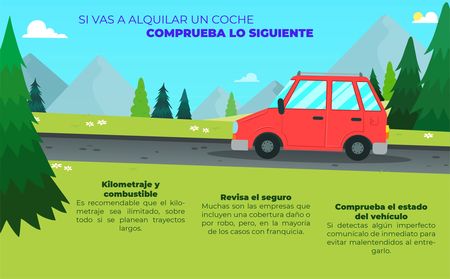 Aqu tienes los pasos para alquilar con seguridad un coche!