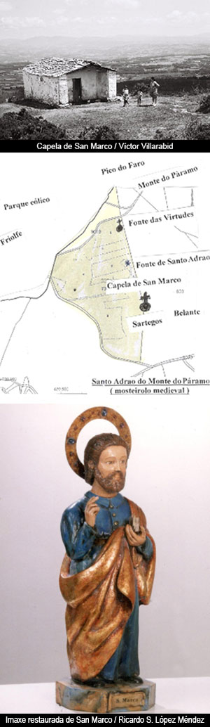 Cousas Xacobeas: O Camiño en San Miguel de Biville