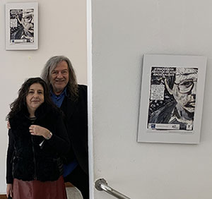 Sara Lamas, pintora de poetas e debuxante de escritores