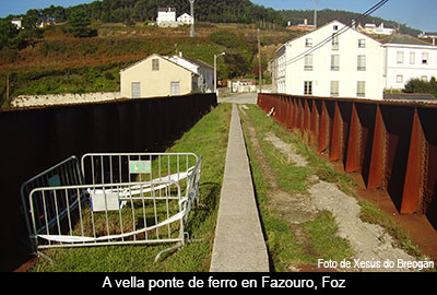 A Ponte de Ferro en Fazouro