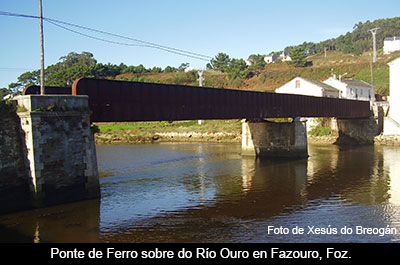 A Ponte de Ferro en Fazouro