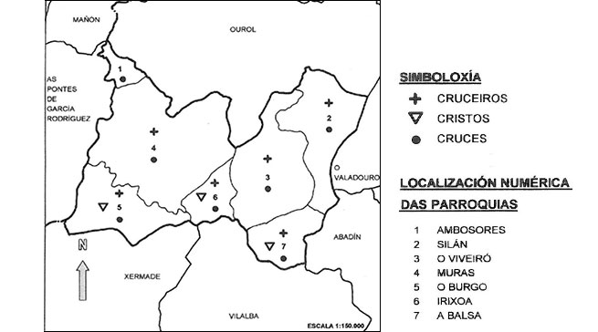 Roteiro sobre algúns cruceiros e cruces do municipio de Muras, Lugo (2)