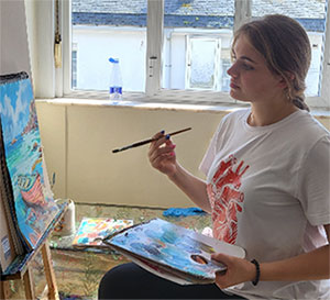 Pintora Sofía Andrushenko