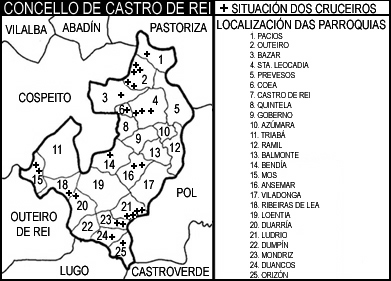 Cruceiros de Castro de Rei. Lugo (I)
