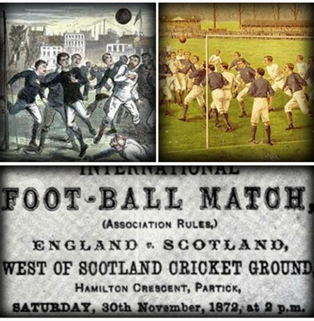 A orixe do fútbol internacional