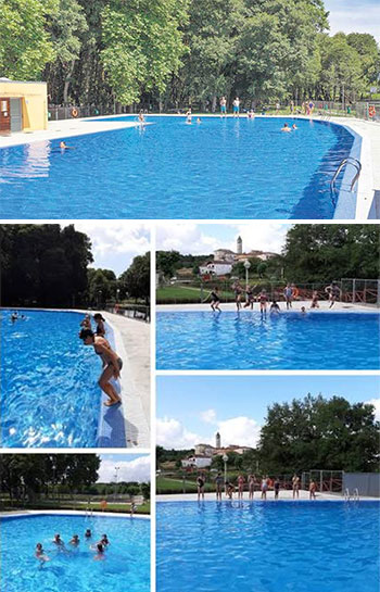 Sesenta anos da piscina de Baños de Molgas