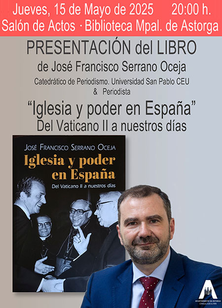 José Francisco Serrano Oceja presenta su libro 'Iglesia y Poder en España'