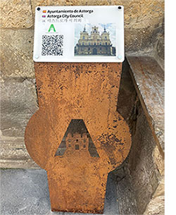 Colocación de Paneles informativos en Astorga
