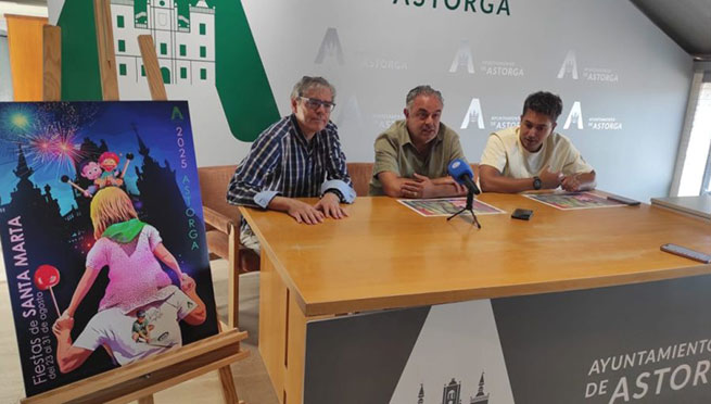 Peneque y Gorgorito anuncian el cartel de las fiestas de Santa Marta 2025 en Astorga