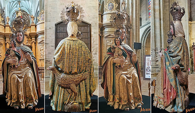 La Virgen de la Valvanera regresa a Astorga tras su estancia temporal en el Museo del Prado