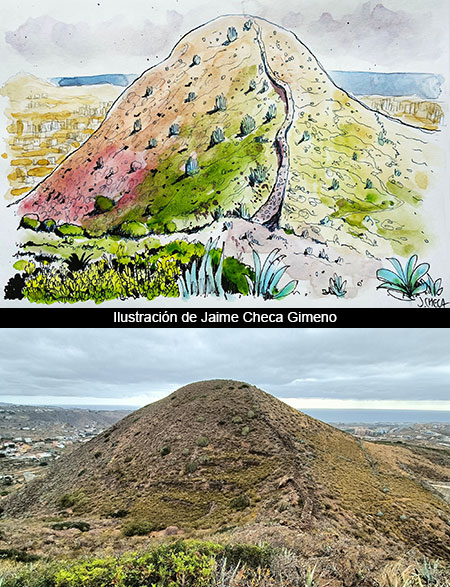 Montaña Pelada o montaña de La Matanza