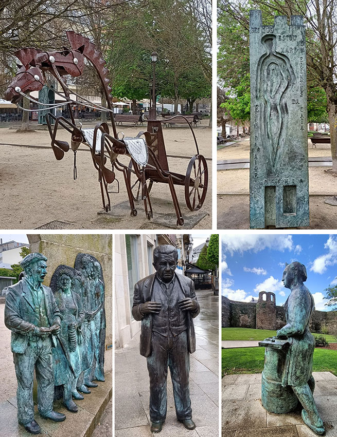 Ruta escultórica por los jardines y plazas de Lugo (1)