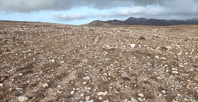 El desierto blanco de El Goro en Telde