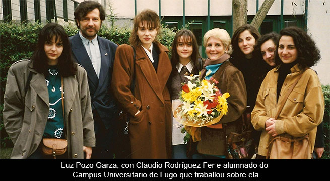 Defensa da tese sobre Luz Pozo Garza de Cristina Negreira Barcia