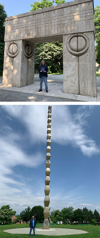 Revivindo a escultura de Brâncusi en Romanía