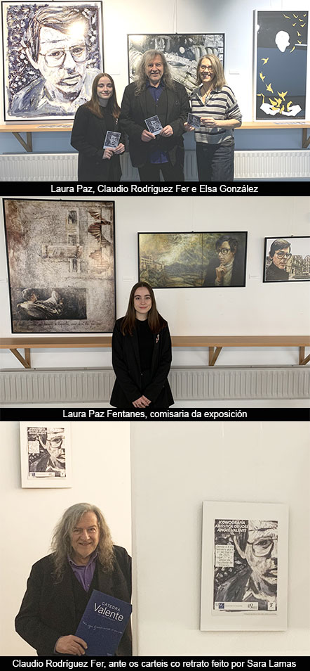 Exposición sobre a iconografía artística de José Ángel Valente