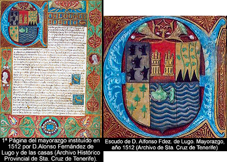Genealoga del Capitn D. Alonso Fernndez de Lugo y de la Casas Conquistador de Sta. Cruz de Tenerife y Adelantado Mayor de las Islas Canarias