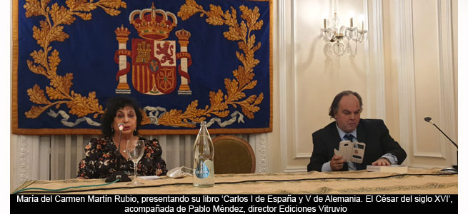 María del Carmen Martín Rubio presenta su libro 'Carlos I de España y V de Alemania. El César del siglo XVI'
