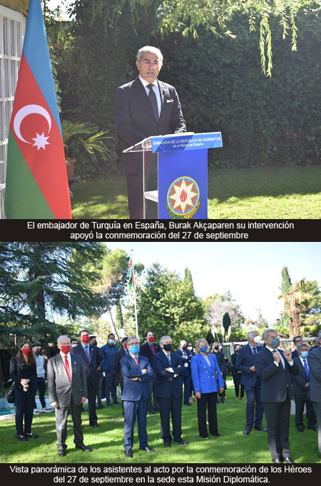 Azerbaiyán rinde homenaje a los héroes caídos el 27 de septiembre durante la Guerra de Patria