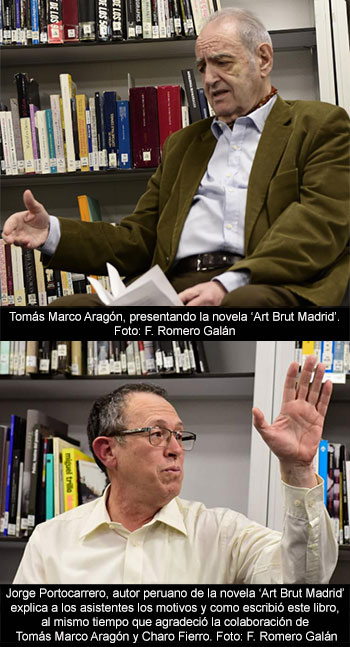 Tomás Marco Aragón, director de la Real Academia de Bellas Artes de San Fernando presenta el libro Art Brut Madrid de Jorge Portocarrero