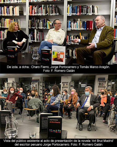 Tomás Marco Aragón, director de la Real Academia de Bellas Artes de San Fernando presenta el libro Art Brut Madrid de Jorge Portocarrero