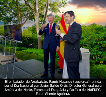 Azerbaiyán celebra en Madrid el día de la Fiesta Nacional y el 30 aniversario de las relaciones diplomáticas con España